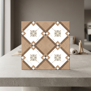 Azulejos de Cerámica Esmaltada Marca Vistaar, 300x300mm, Impresión Digital, Modernos, para Baño y Vestíbulo, 5mm de Grosor, Calidad Premium - Product Image 1