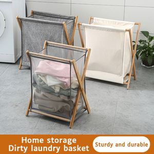 Reusable Modern Folding <b>Laundry</b> <b>Basket</b> with Handles for Dirty Clothes Storage and Organizer - Product Image 2