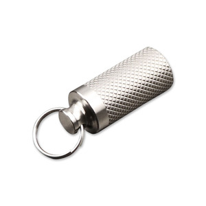 Aluminum Alloy Mini <b>Pill</b> Storage <b>Case</b> With Screw Cap Waterproof Sealed Portable <b>For</b> Elderly Medication Carrying Tube - Product Image 5