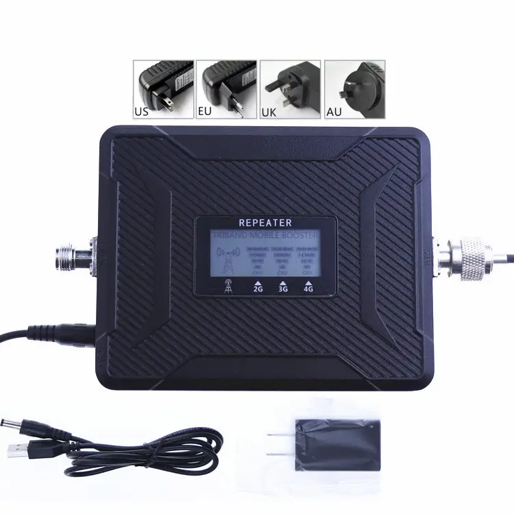 2G 3G 4G Signal Booster Kingtone 2022 New Black 23dBm Cellphone Network Signal 4G GSM Repeater Booster Mobile Network Booster