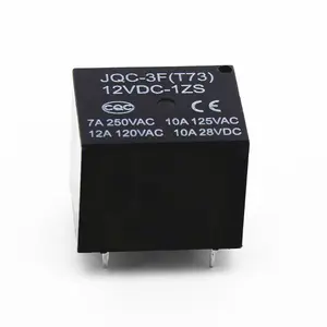 5pin 12v 10a 250vac HF3FA SRD-12VDC-SL-C TIANBO HJR-3FF-S-Z t73 ממסר