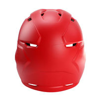 Casques de baseball rouges personnalisés de haute qualité pour enfant Double oreille avec protecteur pour frappeur