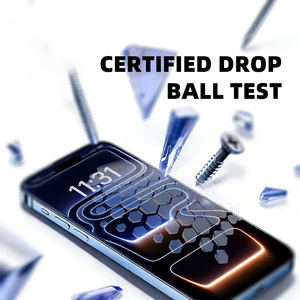 Protection d'écran de téléphone portable en verre trempé anti-espionnage de haute qualité 2.5D 9H incassable pour Samsung iPhone - Product Image 3