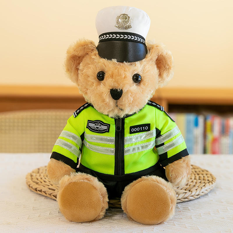 Brown-traffic police bear