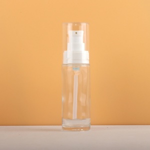 Nuova bottiglia di fondotinta trasparente da 30ml con testa a pressione trasparente per bottiglia di imballaggio cosmetico per Modulare bottiglia di emulsione - Product Image 4