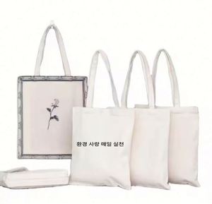 Bolsa de Lona Ecológica de Gran Capacidad con Impresión del Logotipo de las Elecciones Nacionales de Corea del Sur 2025, Diseño Personalizado al por Mayor, Regalos para Eventos - Product Image 1