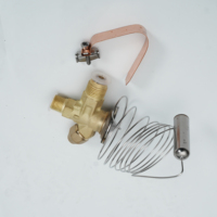 Válvula de Expansión TXV de Latón 3-25HP R404A R507 para Unidad de Condensación, Sistema de Refrigeración, Control de Sobrecalefacción