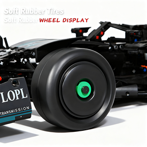 1:8 Rc mc नई 42171 F1 w14 ई प्रौद्योगिकी प्रदर्शन निर्माण ब्लॉक रेसिंग सुपरकार असेंबली वाहन मॉडल कार खिलौना - Product Image 6