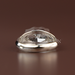 แหวนเพชรแต่งงานหรูหราพรีเมียมสำหรับผู้หญิง เพชรเลี้ยงในห้องปฏิบัติการ  วัสดุเงิน ทอง 10K ทอง 14K ทอง 18K น้ำหนัก 3.2 กะรัต - Product Image 2