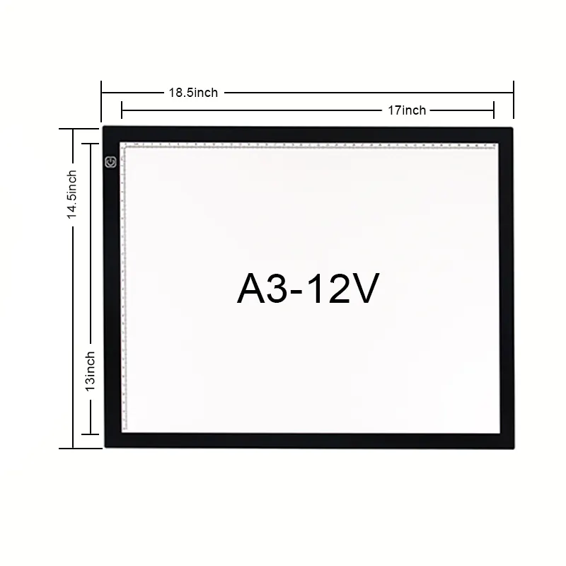 A3 LED Graphic Tablet Artist Ultra-Thin Art Stencil LED Drawing Board Light Tracing Pad Sketch diamond Painting