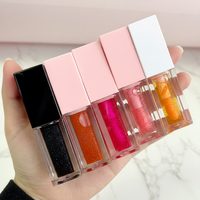 Huile à lèvres minérale waterproof à marque privée, saveur fruitée, hydratante, longue tenue, effet repulpant, sérum liquide hydratant, huile à lèvres végane