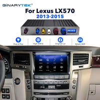 Module d'interface vidéo Android CarPlay 8+128G pour mise à niveau de l'écran OEM, boîtier multimédia pour Lexus LX570 2013-2015, Netflix, YouTube, GPS