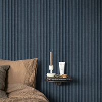 Panneaux muraux en PVC WPC imitation bois personnalisés pour l'intérieur, revêtement mural moderne à l'aspect cannelé, vente en gros d'usine, 2900 mm
