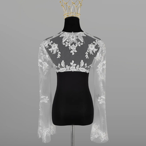 Giacca da sposa per donna a fiore Ls, - Product Image 4