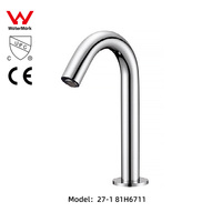 Robinet de lavabo de salle de bain intelligent et automatique de luxe 2026, sans levier, avec capteur infrarouge pour lavage des mains