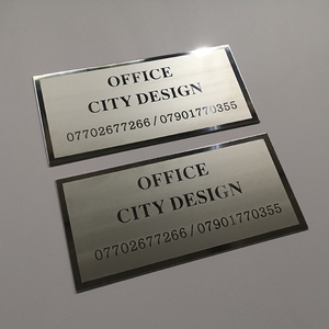 Custom Modern Design Stainless Steel Metal Decorative House Sign Letter <strong>Plate</strong> for Front <strong>Door</strong> <strong>Name</strong> <strong>Plate</strong> or Hotel Application - Product Image 2