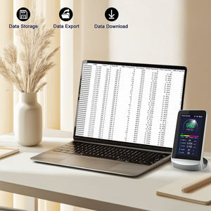 Veri iletimi ile DM72B çok fonksiyonlu gaz analizörü masaüstü <span class=keywords><strong>CO2</strong></span> monitör PM2.5 TVOC HCHO sensörü AQI hava kalitesi dedektörü - Product Image 4