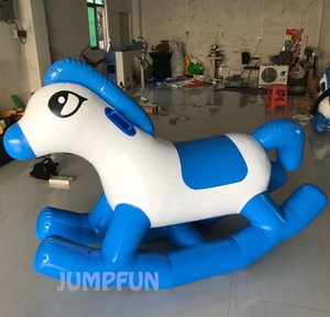 Caballo balancín de aire de 180x70x130cm para niños y adultos, animales inflables divertidos, mecedora de <span class=keywords><strong>Rodeo</strong></span>, la mejor calidad - Product Image 1