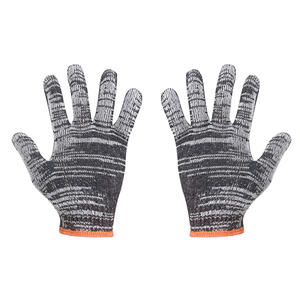 Guantes de seguridad reutilizables y transpirables de hilo CVC con sal y pimienta, tejido grueso 7G, para almacén y construcción, fabricados en Vietnam. - Product Image 5