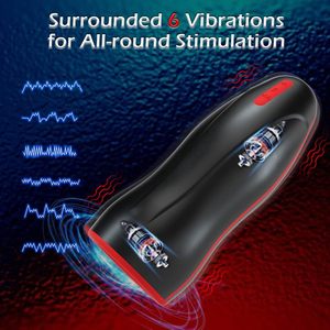 Masturbatore Maschile Automatico con Vibrazione e Rotazione a 360 Gradi, Texture 3D e Riscaldamento, con 3 Modalità di Oscillazione - Product Image 4