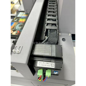 Impresora A3 multifuncional DX7 de un solo cabezal UV de cama plana CMYK + W + funda de teléfono de barniz, vidrio, impresora UV de botella cilíndrica - Product Image 4