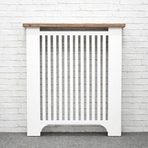 Lukcywind, cubierta de <span class=keywords><strong>radiador</strong></span> blanca de madera maciza antigua moderna, cubierta de calefacción blanca, gabinete para sala de estar y oficina en casa - Product Image 1