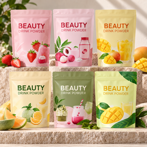 Mélange de poudre pour boisson beauté Fraise / Litchi / Mangue / Melon / Matcha – Soutien beauté – Marque privée OEM – Complément alimentaire - Product Image 5