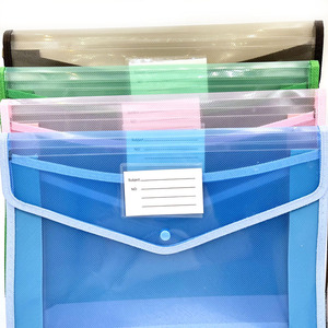 FC838 50c Bolsa de Almacenamiento con Botón Engrosado, Portadocumentos FC, Bolsa Transparente para Archivos con Cierre de Botón a Presión - Product Image 3