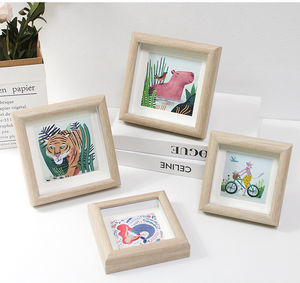 Wholesale MDF Photo <strong>Frame</strong> Hollow <strong>Mini</strong> Wooden Photo <strong>Frame</strong> Home Decor Stand Diy Picture <strong>Frame</strong> - Product Image 2
