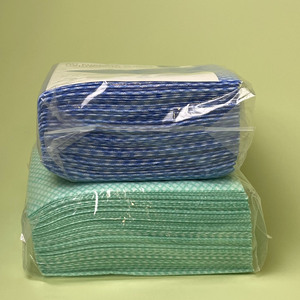 Wipex Spunlace Lingettes jetables non tissées lavables Lingettes <span class=keywords><strong>tout</strong></span> usage colorées à motif de diamant Utilisation commerciale - Product Image 6