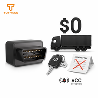 Dispositif OBD 4G sans frais mensuels, positionnement GPS en temps réel, détection de géofencing, détection ACC, alarme de vibration, traceur GPS OBD pour camion