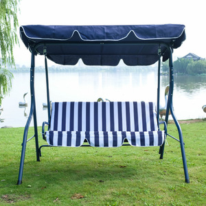 Modern Outdoor Patio Furniture <strong>Garden</strong> <strong>Swing</strong> Sets Beach Metal Wrought Iron <strong>Swings</strong> 3 Seater <strong>Bench</strong> <strong>Swing</strong> Cushion Waterproof - Product Image 1
