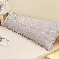 Housse de coussin matelassée en gaze double couche Kapok Cloud-Feel, motif floral épaissi, 15m x 18m