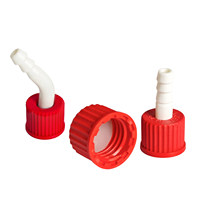 Detachable Nylon Cap Nozzle Straight & Elbow Connector Laboratory Fitting