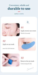 Patch en silicone de qualité alimentaire 100% personnalisé avec étiquette privée et logo, atténue les cernes et les ridules, masque réutilisable pour les yeux - Product Image 4