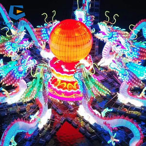 JN-FL-RT99 كبيرة فانوس مهرجان الصينية التنين الزينة - Product Image 6