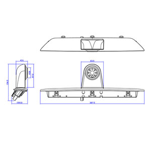 OEM Sony Ccd Xe Sao Lưu Thứ Ba Đèn Phanh Chiếu Hậu <span class=keywords><strong>Camera</strong></span> Lùi Cho <span class=keywords><strong>Ford</strong></span> <span class=keywords><strong>Transit</strong></span> - Product Image 6