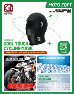 Cache-tête en soie glacée, masque facial universel avec protection contre le soleil, la poussière et les rayons UV, couvre-chef d'été, masque facial, masque de moto - Product Image 5