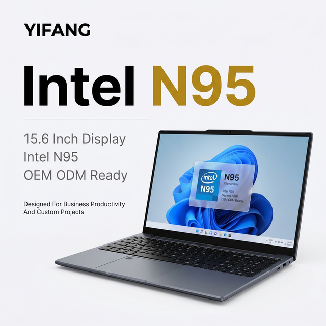 Yifang 15.6 Inch Portable Student Laptop Business Office Computer Notebook FHD Display Type C Manufacturer Supplier Wholesale