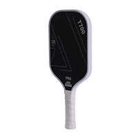 Raquette de pickleball thermoformée en fibre de carbone T700, noyau en nid d'abeille de 16 mm, certifiée USAPA, de haute qualité, durable, portable, pour adultes
