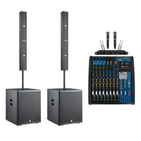 Columna de Sonido Activa Portátil LS3 con Carcasa de Madera, Mono, 800W, Modelo KSL405T/KSL15D, XLR/Speakon, Garantía de 3 Años, de Pie