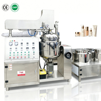 Homogénéisateur sous vide de 200 L, machine d'émulsification, homogénéisation à haute vitesse, mélangeur sous vide pour la production de soins personnels