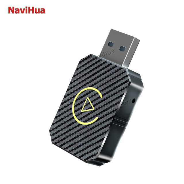 NaviHua Wireless Carplay AI Box Android Auto Multimedia Smart Wireless Adapter Upgrade iPhone IOS Plug and Play USB Type C