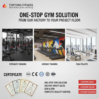 TOPTONS Équipement de fitness Gym à domicile Musculation Multi Station Squat Rack Cross Over Trainer Machine tout en un Smith Machine