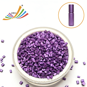 Masterbatch Púrpura Perlado para Envases Cosméticos, Color Uniforme y Sin Aglutinación - Product Image 1