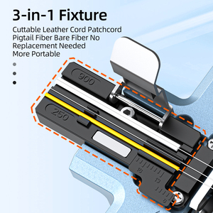 Cortadora de Fibra Óptica de Alta Precisión HS30V con Contenedor de Residuos, Soporte Universal 3 en 1 para Herramienta de Empalme en Frío FTTH - Product Image 5