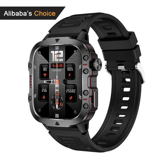 Best Quality  Smartwatch for Men Outdoor Sports Smartwatch IPS Answer Call 420MAH 3ATM Waterproof Swimming Fitness Android