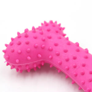 Lynpet çevre dostu köpek çiğnemek oyuncak lüks kemik şekli dayanıklı Bite diş fırçası TPR Pet çiğnemek oyuncaklar için etkili diş temizleme - Product Image 6