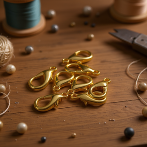 Chiusure a Moschettone Ilan 16mm Colore Oro 8 Pezzi Componenti per Gioielli - Product Image 2