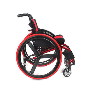 Carrozzina Sportiva Attiva Manuale in Lega di Alluminio Leggera per Adulti e Bambini Carrozzina Portatile - Product Image 2